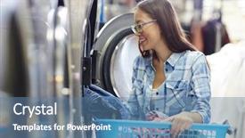  Presentation with wash - Cool new PPT layouts with tumble - wash day backdrop and a  colored foreground