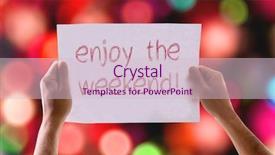  Presentation with weekend - PPT theme consisting of sunday sign beautiful - enjoy the weekend card background and a lemonade colored foreground