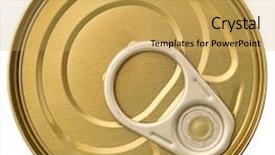  Presentation with tuna - Theme consisting of tuna isolated on a white background and a yellow colored foreground