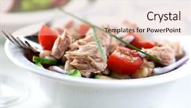  Presentation with tuna - Slides enhanced with  background and a  colored foreground