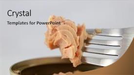  Presentation with tuna - PPT layouts featuring tuna background and a light gray colored foreground