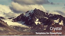  Presentation with tundra - PPT theme with tundra - landscapes on denali highway alaska background and a tawny brown colored foreground