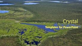  Presentation with tundra - Beautiful PPT layouts featuring tundra landscape in summer taymyr peninsula aerial view backdrop and a tawny brown colored foreground
