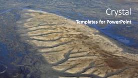  Presentation with tundra - Amazing presentation theme having tundra landscape in summer taymyr peninsula aerial view backdrop and a gray colored foreground