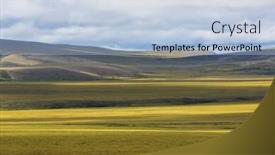  Presentation with tundra - Slide set enhanced with tundra-landscapes-above-arctic-circle background and a light blue colored foreground