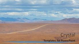  Presentation with beautiful landscapes - Slides consisting of tundra-landscapes-above-arctic-circle background and a  colored foreground