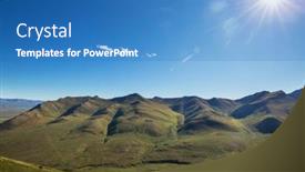  Presentation with tundra - Slides enhanced with tundra-landscapes-above-arctic-circle background and a teal colored foreground