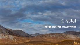  Presentation with tundra - PPT layouts enhanced with tundra-landscapes-above-arctic-circle background and a seafoam green colored foreground