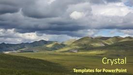  Presentation with tundra - PPT layouts featuring tundra-landscapes-above-arctic-circle background and a tawny brown colored foreground