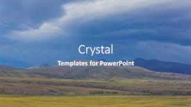  Presentation with tundra - Slide set enhanced with tundra-landscapes-above-arctic-circle background and a ocean colored foreground