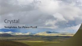  Presentation with tundra - Presentation design with tundra-landscapes-above-arctic-circle background and a light gray colored foreground
