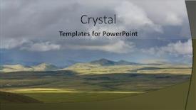  Presentation with tundra - Slides consisting of tundra-landscapes-above-arctic-circle background and a light gray colored foreground