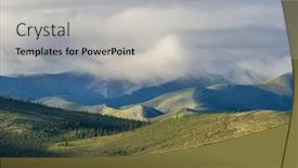  Presentation with tundra - PPT layouts having tundra-landscapes-above-arctic-circle background and a light gray colored foreground