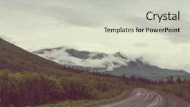  Presentation with circle prayer - Slide deck enhanced with tundra landscapes above arctic circle background and a  colored foreground
