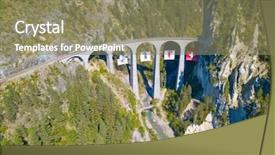  Presentation with e mc2 einstein s famous - Amazing PPT layouts having tunnel engineering - famous landwasser viaduct nearby filisur backdrop and a coral colored foreground