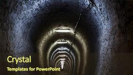  Presentation with tunnel - Slides enhanced with tunnel of life background and a tawny brown colored foreground