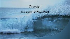  Presentation with tunnel - Theme enhanced with tunnel wave background and a  colored foreground