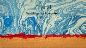  Presentation with cotton - Beautiful slides featuring turbulent-sky-abstract-landscape-created backdrop and a light blue colored foreground