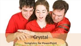  Presentation with sports fans - Amazing slides having turkey bowl football - hungry sports fans fighting eachother backdrop and a  colored foreground