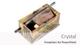  Presentation with turkey - Amazing slide deck having turkey-call-a-device backdrop and a white colored foreground