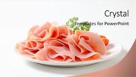  Presentation with lean - Beautiful PPT theme featuring open hand imprint in colorful dyed holi powder backdrop and a soft green colored foreground