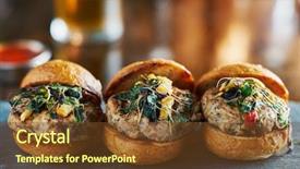  Presentation with slate - PPT theme having turkey sliders served on slate background and a tawny brown colored foreground