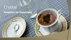  Presentation with turkish - Colorful PPT theme enhanced with turkish-coffee-in-novi-pazar backdrop and a gray colored foreground