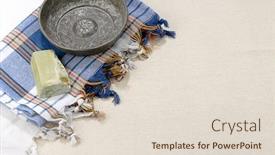  Presentation with turkish - Presentation consisting of turkish-hamam-concept-with-copy background and a lemonade colored foreground