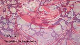  Presentation with artwork - Audience pleasing presentation theme consisting of turkish marbled paper artwork background backdrop and a coral colored foreground