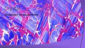  Presentation with artwork - Beautiful presentation theme featuring turkish marbled paper artwork background backdrop and a light blue colored foreground