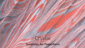  Presentation with artwork - Presentation theme having turkish marbled paper artwork detail background and a coral colored foreground