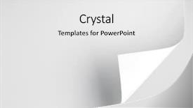  Presentation with page - Colorful PPT theme enhanced with turn page - white paper backdrop and a white colored foreground