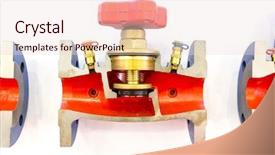  Presentation with heat - Colorful PPT theme enhanced with turn up heat - prepared balance valve backdrop and a lemonade colored foreground