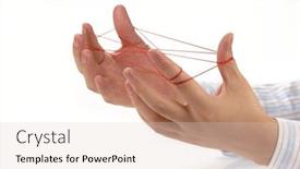  Presentation with thread - Cool new presentation with turned-thread-game-symbolic-problem backdrop and a lemonade colored foreground