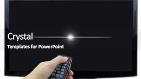  Presentation with black hand - PPT layouts consisting of turning - black tv display with hand background and a black colored foreground