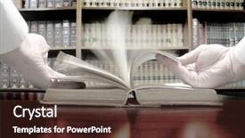  Presentation with book turning pages - Slides consisting of turning pages in old law background and a tawny brown colored foreground