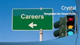  Presentation with how do i sign in - Colorful theme enhanced with turning point - careers sign backdrop and a teal colored foreground