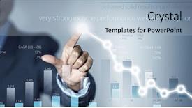  Presentation with turnover - PPT theme featuring turnover - analyzing sales data background and a  colored foreground