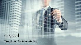  Presentation with turnover - Beautiful PPT layouts featuring turnover - his business growth and progress backdrop and a light gray colored foreground