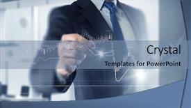  Presentation with media - Slide set with turnover - new technologies for business mixed background and a seafoam green colored foreground