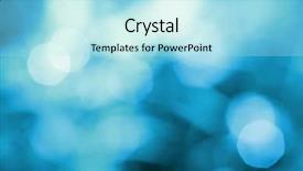  Presentation with blue abstract - Slide set consisting of turqoise - abstract blue natural background background and a arctic colored foreground