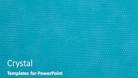  Presentation with turquoise - Slide set featuring turquoise-fake-snake-skin-pattern background and a teal colored foreground