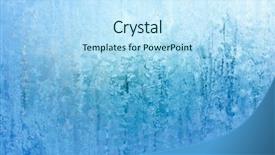  Presentation with patterns - Colorful PPT layouts enhanced with turquoise frost background closeup frozen backdrop and a sky blue colored foreground