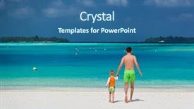  Presentation with three - Amazing theme having three year old toddler boy backdrop and a ocean colored foreground