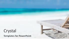  Presentation with caribbean christmas - Cool new presentation design with turquoise water perfect christmas backdrop and a sky blue colored foreground