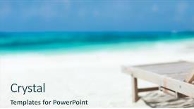  Presentation with tropical christmas - Amazing PPT theme having turquoise water perfect christmas backdrop and a sky blue colored foreground