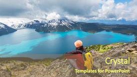  Presentation with water pollution polluted lake - Audience pleasing PPT layouts consisting of turquoise waters of picturesque backdrop and a coral colored foreground