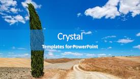  Presentation with blue sky - Colorful PPT layouts enhanced with tuscany holidays italy holidays tuscany backdrop and a teal colored foreground