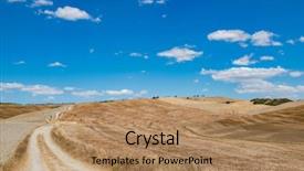  Presentation with coral reefs blue water beautiful sky - Beautiful theme featuring tuscany holidays italy holidays tuscany backdrop and a coral colored foreground