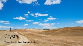  Presentation with tuscany - Presentation design consisting of tuscany holidays italy holidays tuscany background and a coral colored foreground